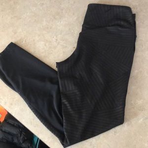 Black workout leggings